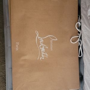 Large Christian Louboution shopping bag